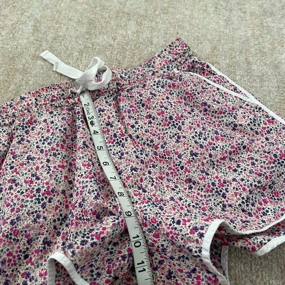 J. Crew Seaside Pull On Shorts Liberty Phoebe Floral S High Rise 100% Cotton - Picture 6 of 8
